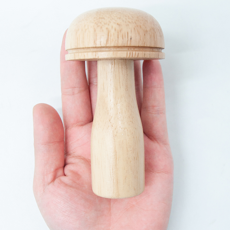 Sock Organizer Tray - Wooden Mushroom Repair Tool Portable Sewing