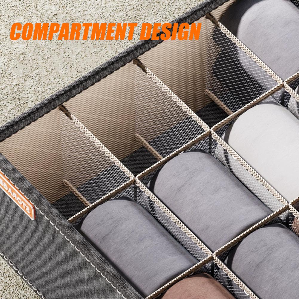 20 Grids Sock Drawer Organizer - огляд і ціна Sock Organizer Tray