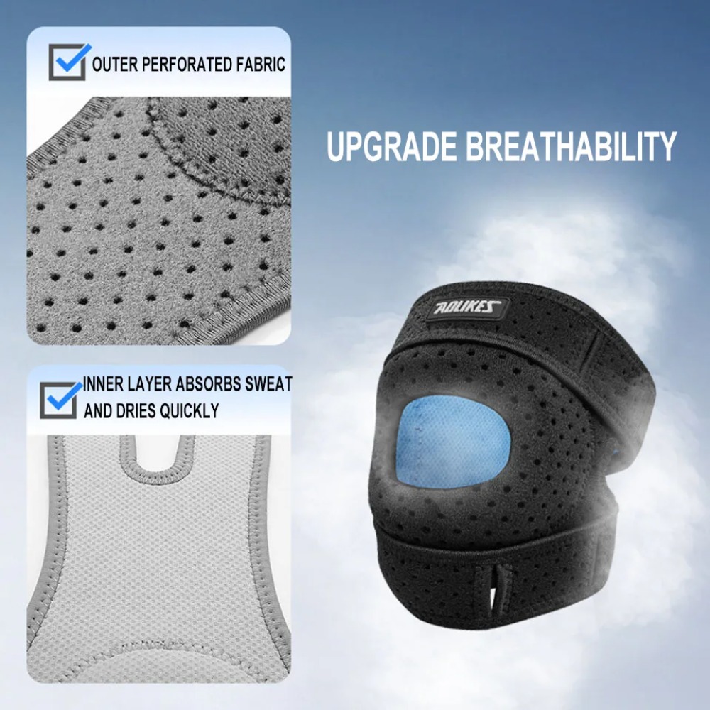 New 1PCS Patella Knee Brace Co - огляд і ціна Compression Sleeve Calf