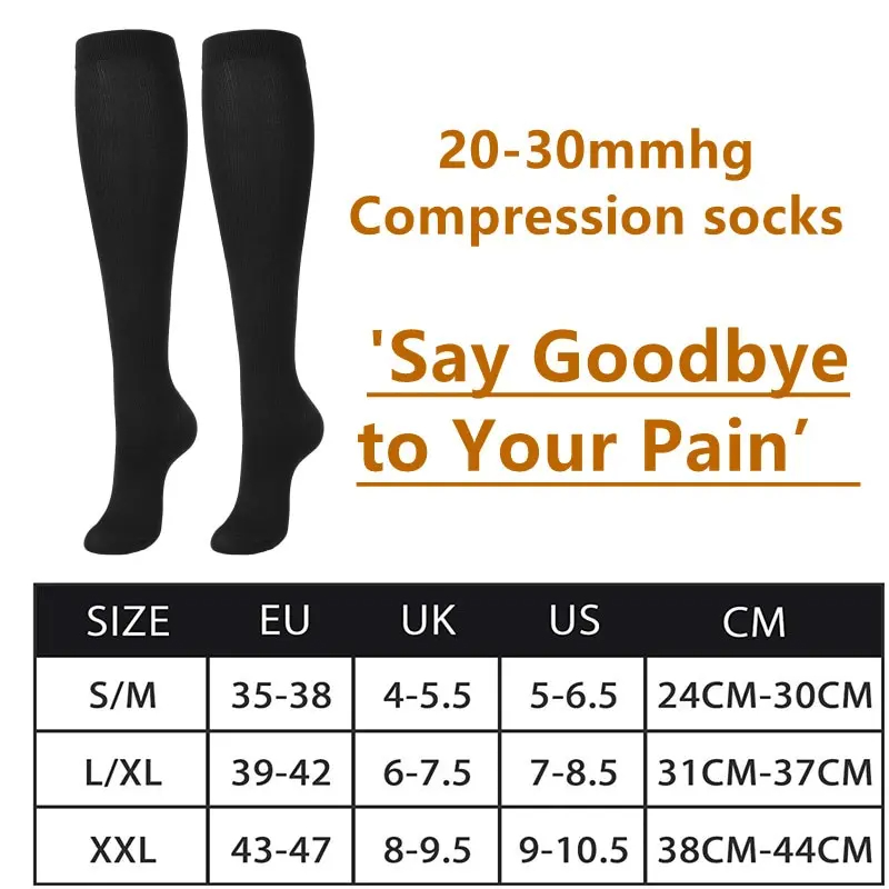 3/5/6/7 Pairs Compression Sock - огляд і ціна Compression Sock Medical