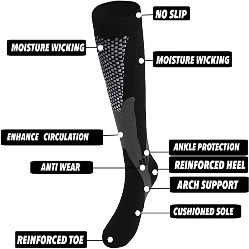 Size S-XXL 3 Pairs Pack/Socks  - огляд і ціна Compression Sock Medical