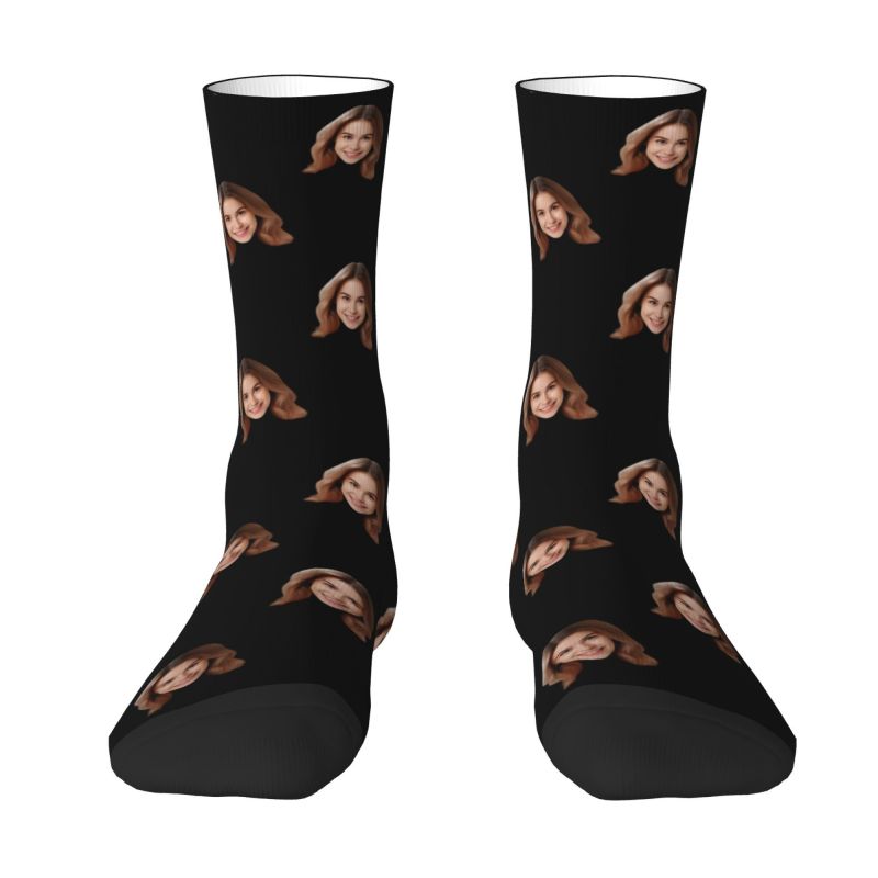 Personalized Custom Face Photo - огляд і ціна Dress Sock Men