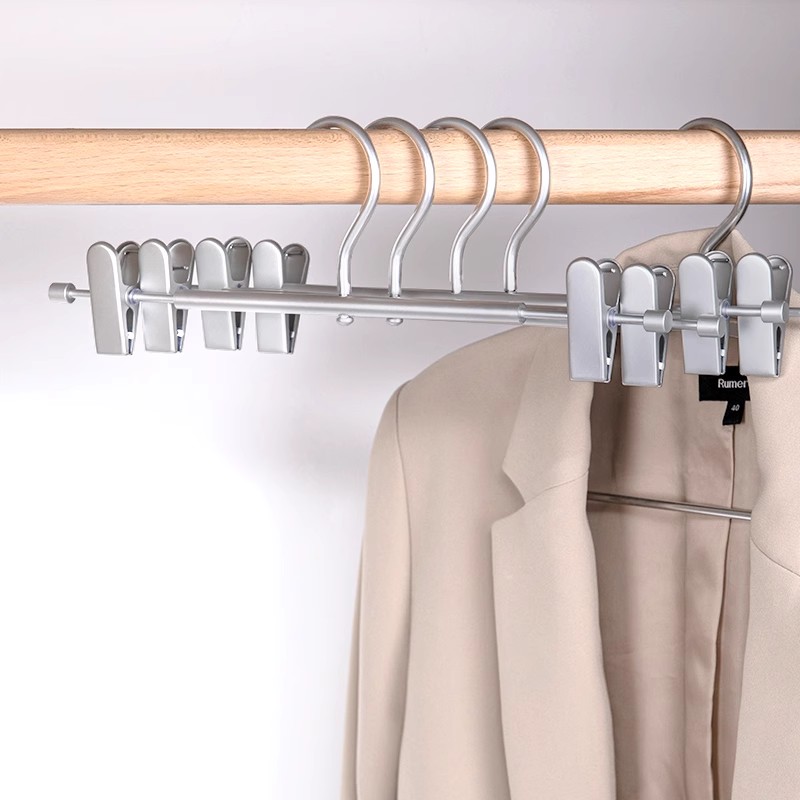 1/4pcs Trouser Hangers Alumini - огляд і ціна Sock Organizer Tray