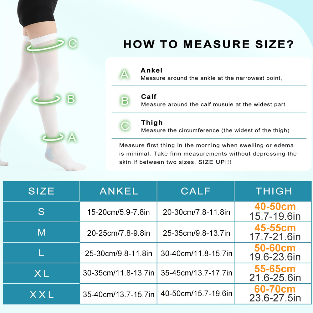 1Pair Medical Anti Embolism Te - огляд і ціна Compression Sock Medical