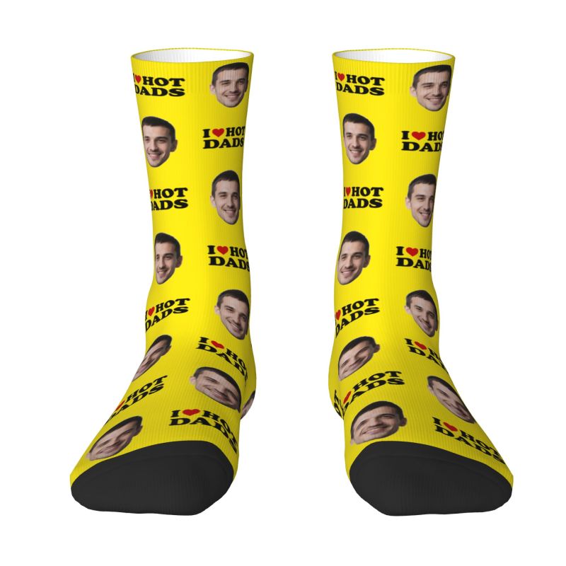 I Love Hot Dads Custom Dress S - огляд і ціна Dress Sock Men