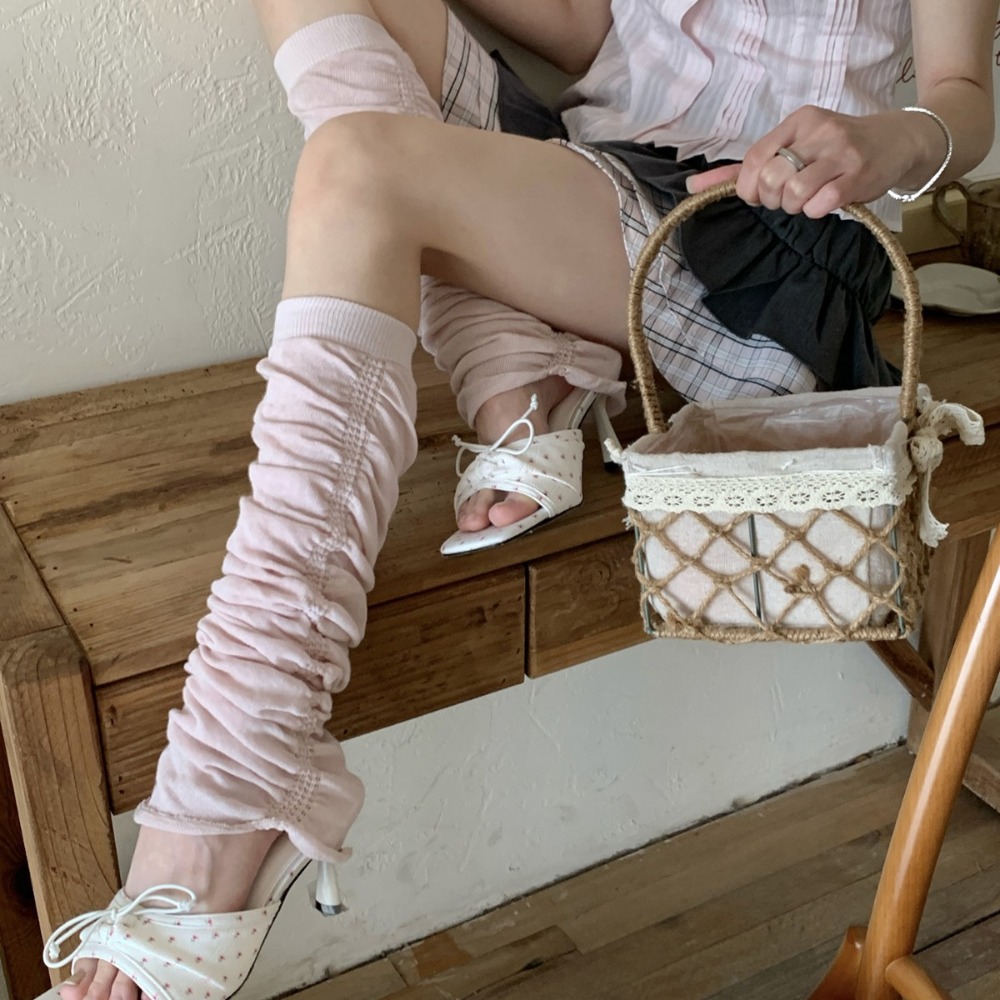 Pink Ruffle Bubble Slouchy Leg - огляд і ціна Boot Sock Slouchy