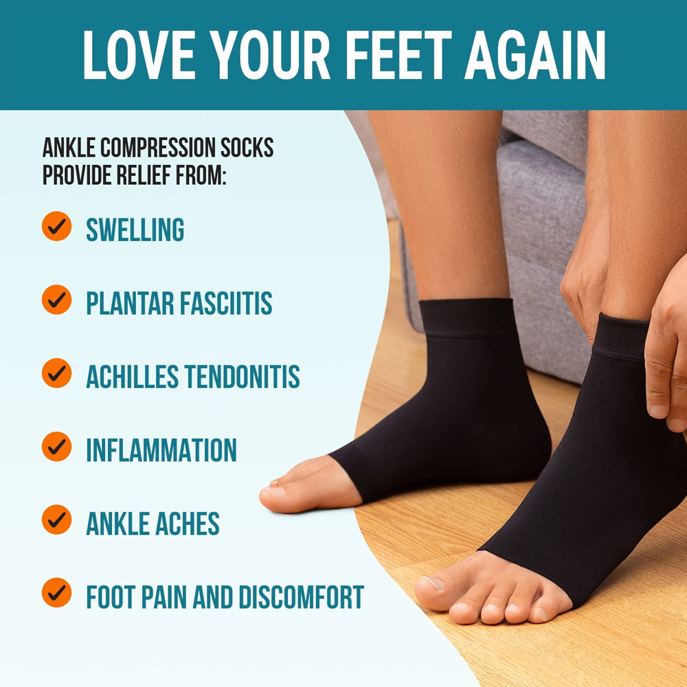 1 Pair Nano Socks Neuropathy S - огляд і ціна Ankle Brace Sock