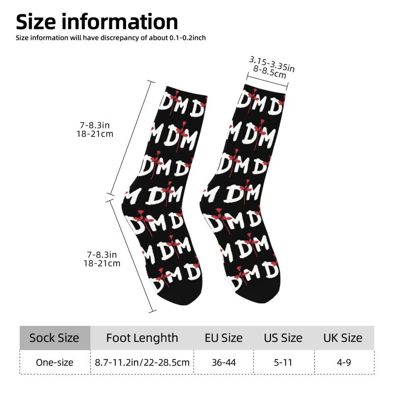 Custom Depeche Mode Mens Crew  - огляд і ціна Dress Sock Men
