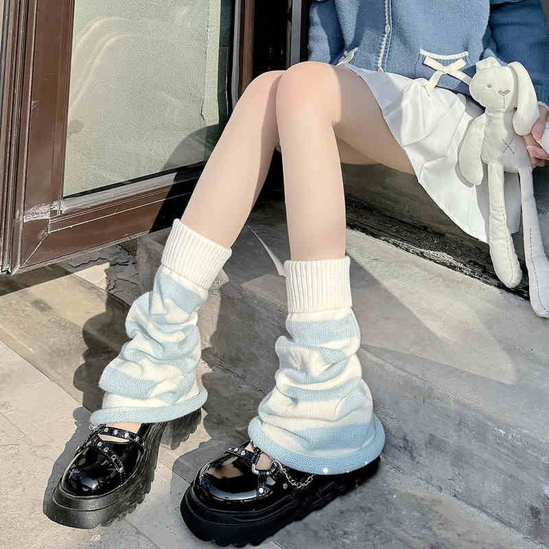 Y2K Striped Leg Warmers Star R - огляд і ціна Boot Sock Slouchy