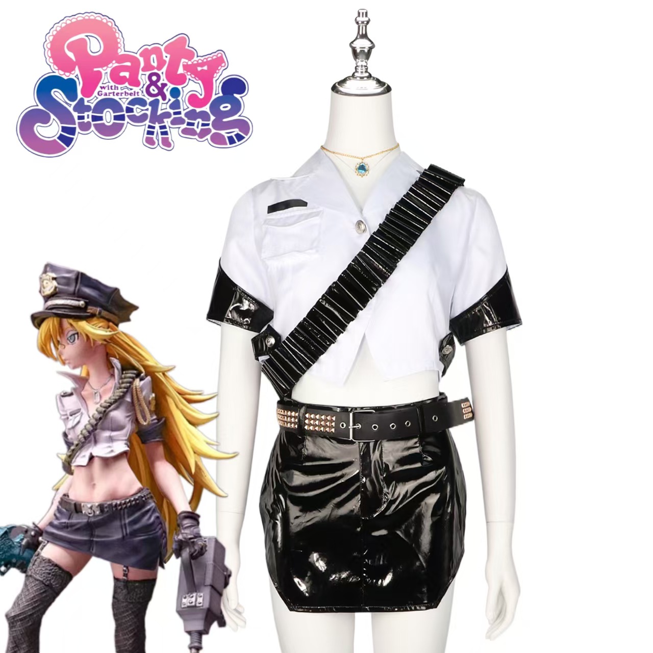 Anime Panty Stocking Cosplay C - огляд і ціна Fishnet Stocking Women