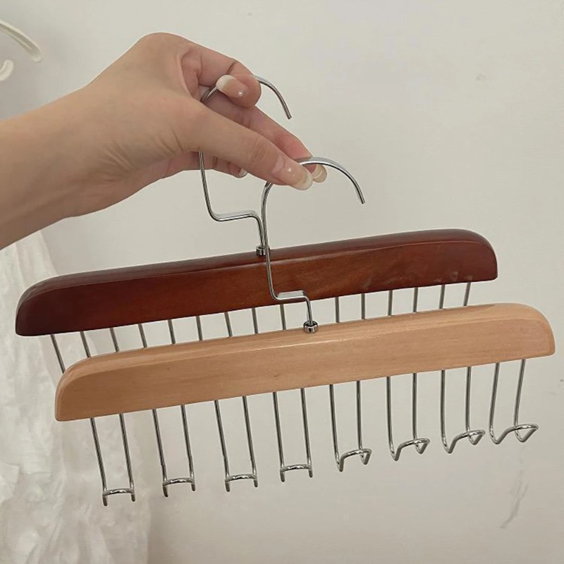 Solid Wood Eight-hook Hanger M - огляд і ціна Sock Organizer Tray