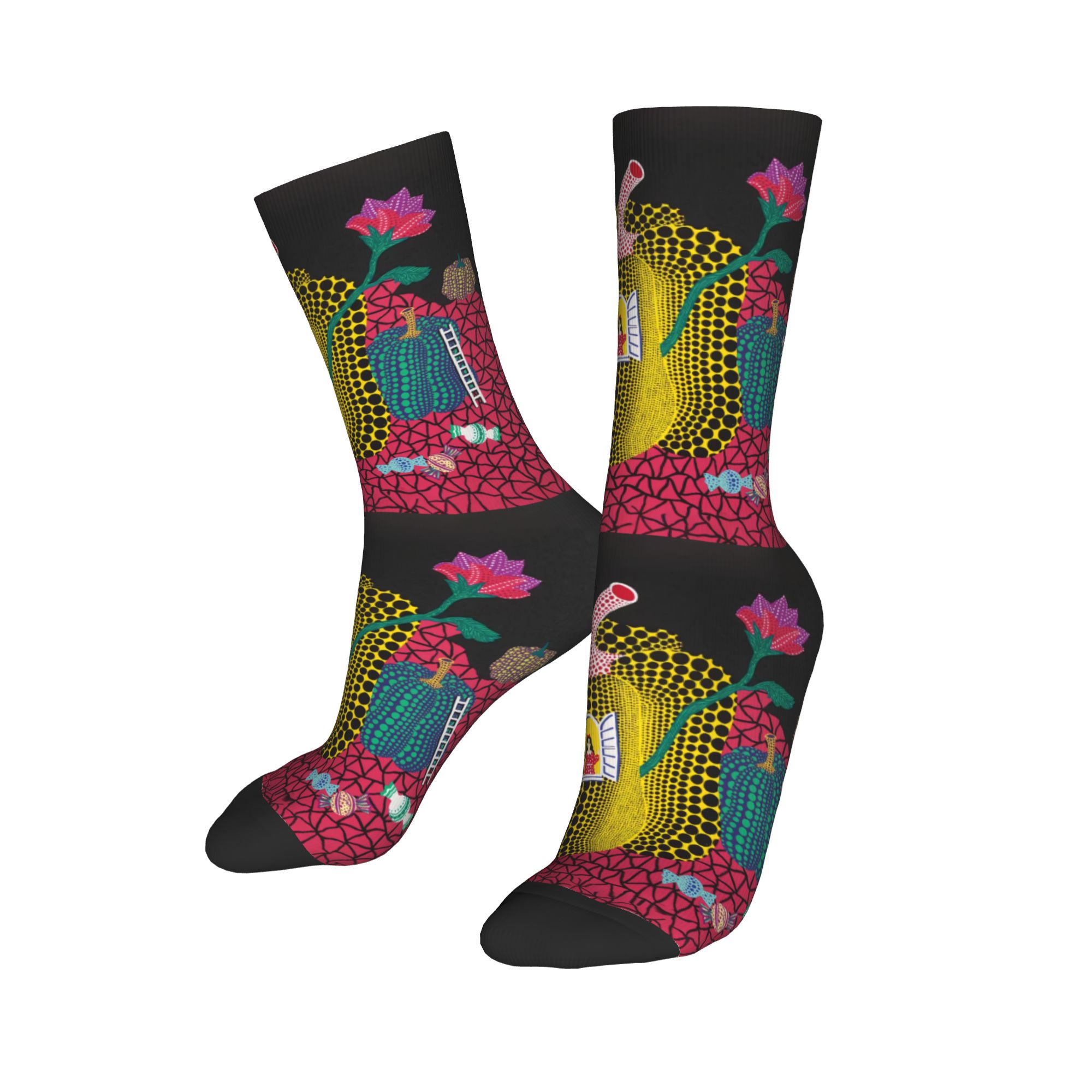 Custom Yayoi Kusama Abstract P - огляд і ціна Dress Sock Men