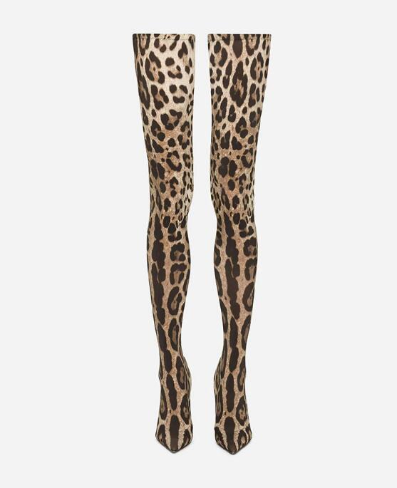 Sexy Leopard Over-the-Knee Str - огляд і ціна Knee High Sock Women