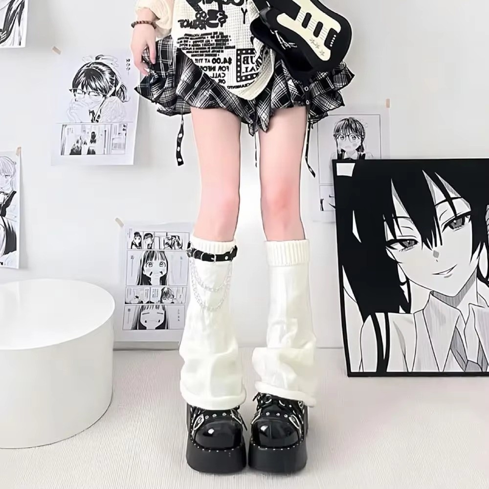Japanese Style Harajuku Knit L - огляд і ціна Boot Sock Slouchy