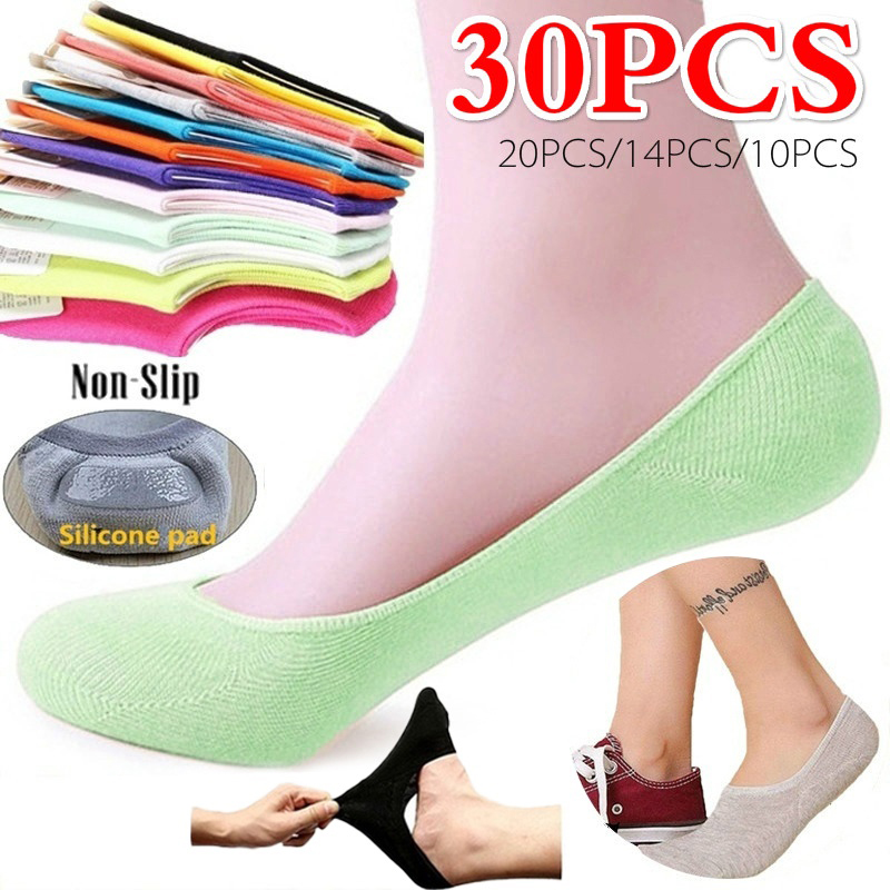 5 Pairs 10PCS Women Socks Nons - огляд і ціна Invisibility Sock Loafer