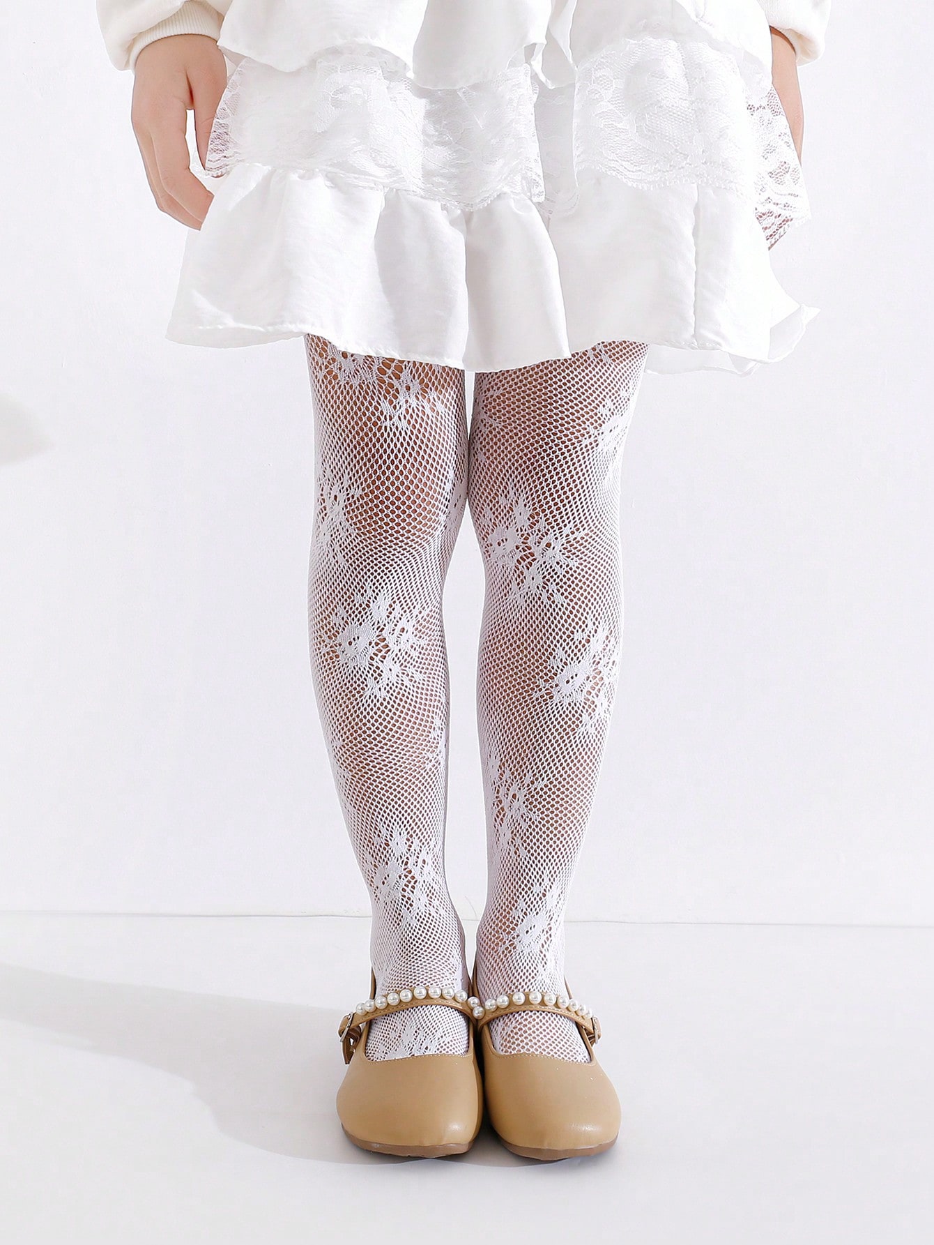2Pack Kid Hollow Fishnet Tight - огляд і ціна Tights Pantyhose Sheer