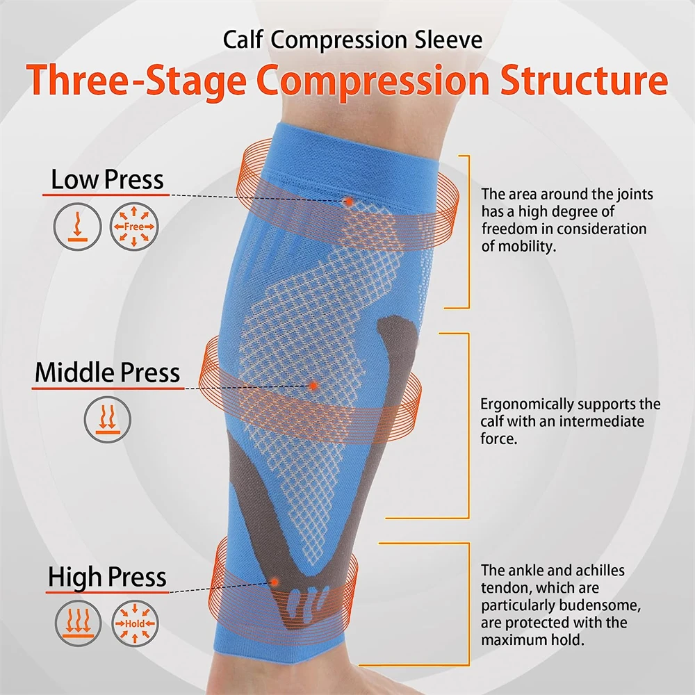 1Pair Calf Compression Sleeves - огляд і ціна Compression Sleeve Calf