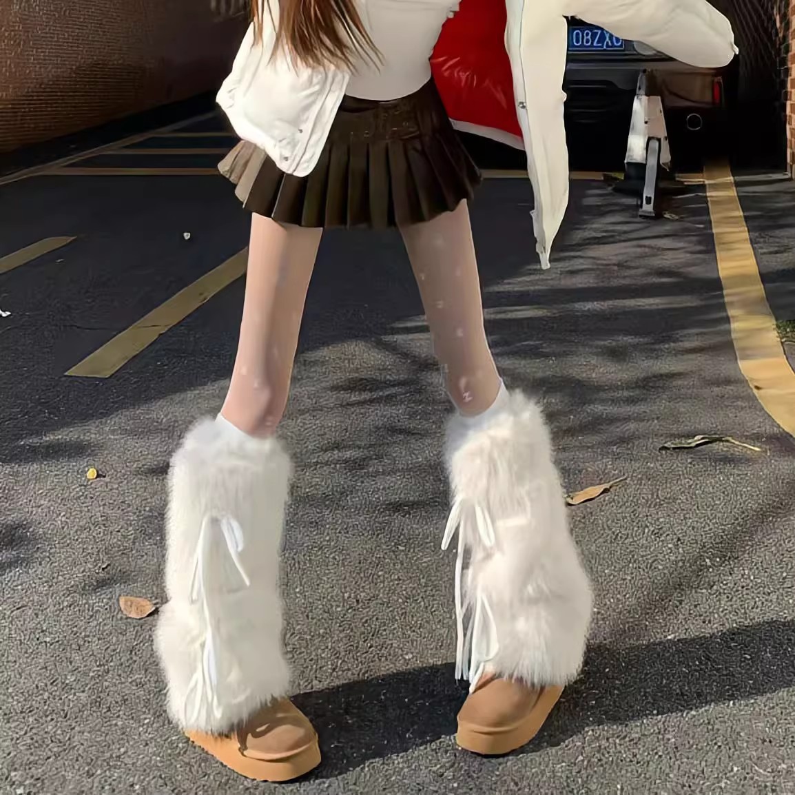 Faux Fur Leg Warmers for Women - огляд і ціна Boot Sock Slouchy