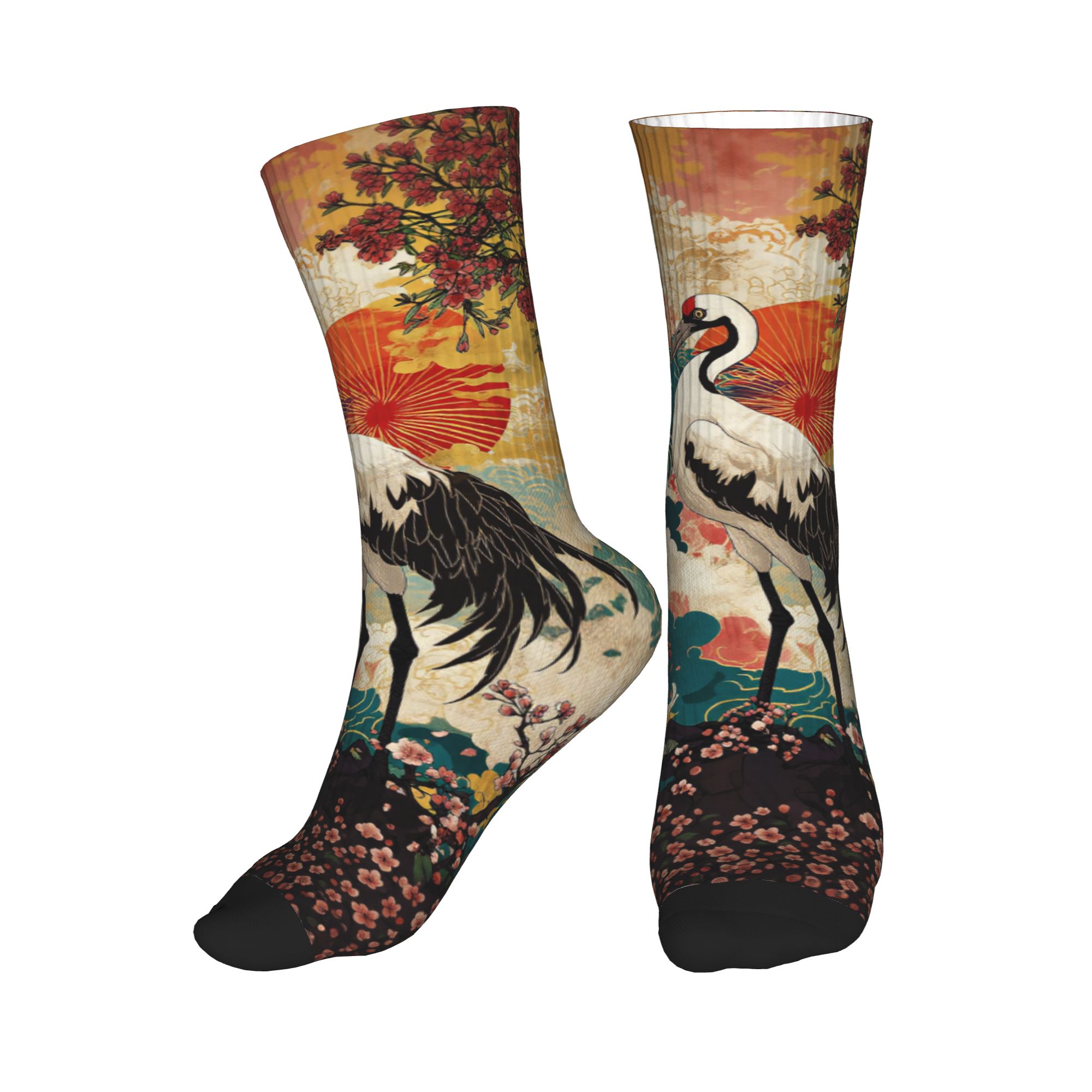 Fashion Men's Ukiyo-e Double C - огляд і ціна Dress Sock Men