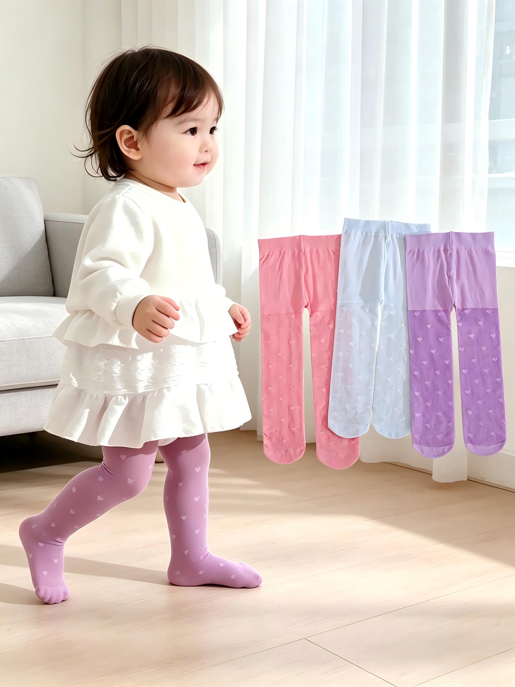 3 Pairs Toddler Girls Thin She - огляд і ціна Tights Pantyhose Sheer