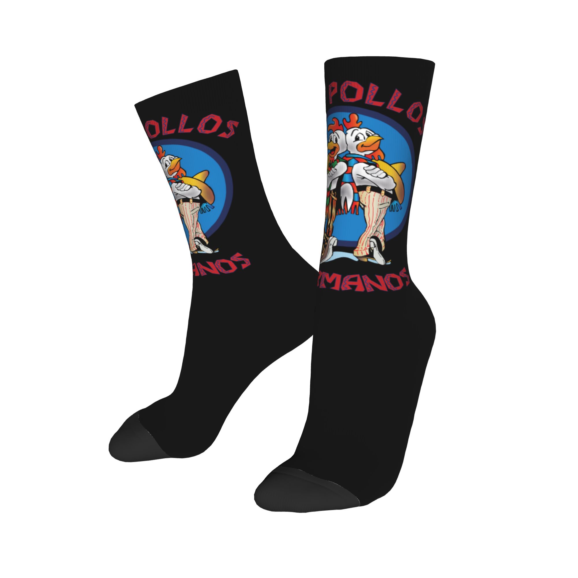 Custom Funny Los Pollos Herman - огляд і ціна Dress Sock Men