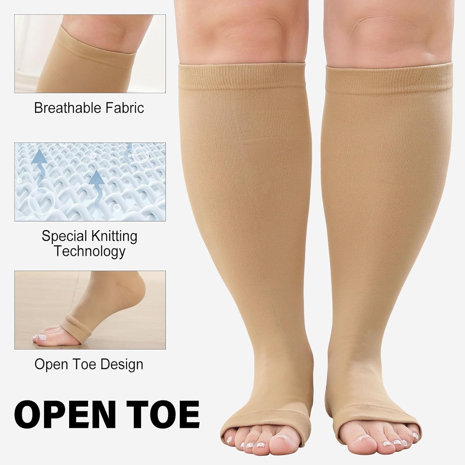 1Pair Plus Size Compression So - огляд і ціна Compression Sock Medical
