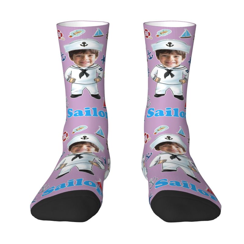 Funny Sailor Nautical Captain  - огляд і ціна Dress Sock Men