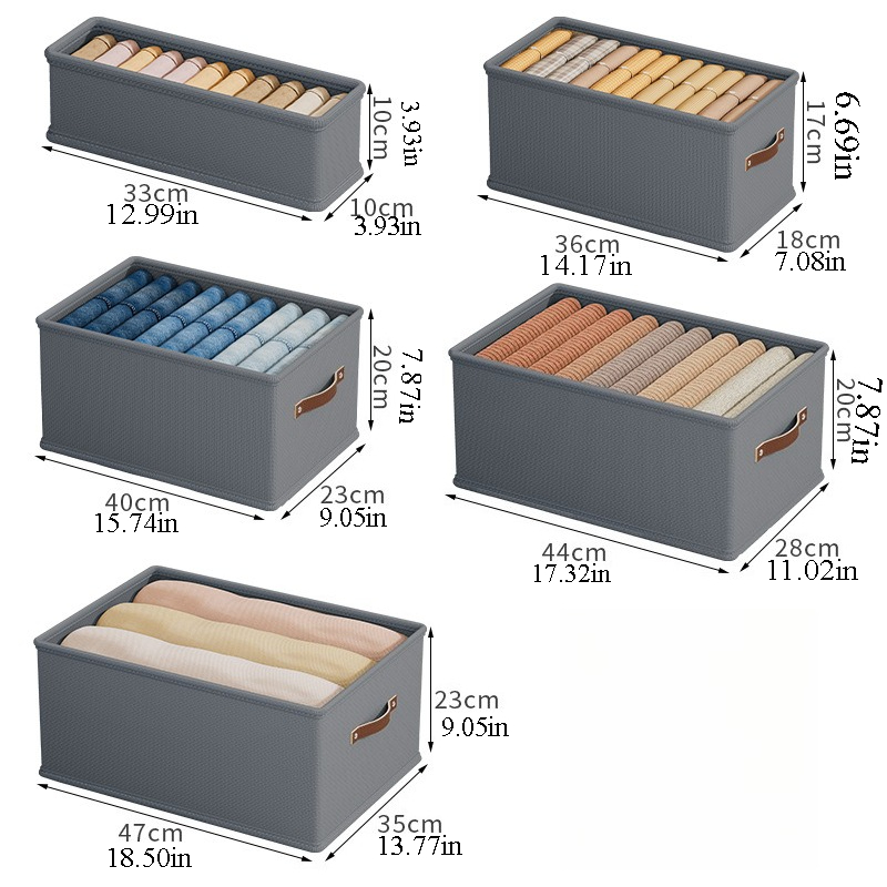 1PC  Oxford Cloth Box Storage  - огляд і ціна Sock Organizer Tray